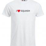I LOVE SQUASH t-paita, miesten