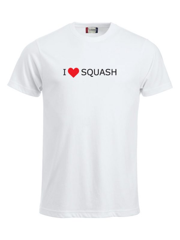 I LOVE SQUASH t-paita, miesten
